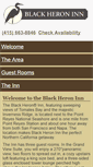 Mobile Screenshot of blackheroninn.com