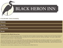 Tablet Screenshot of blackheroninn.com